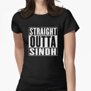 Straight Outta Sindh Fitted T-Shirt